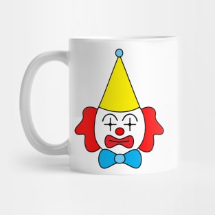 Clown - funny face. Mug